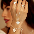 Sunburst Heart Ring