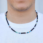 Men's Mixed Seed Bead Necklace