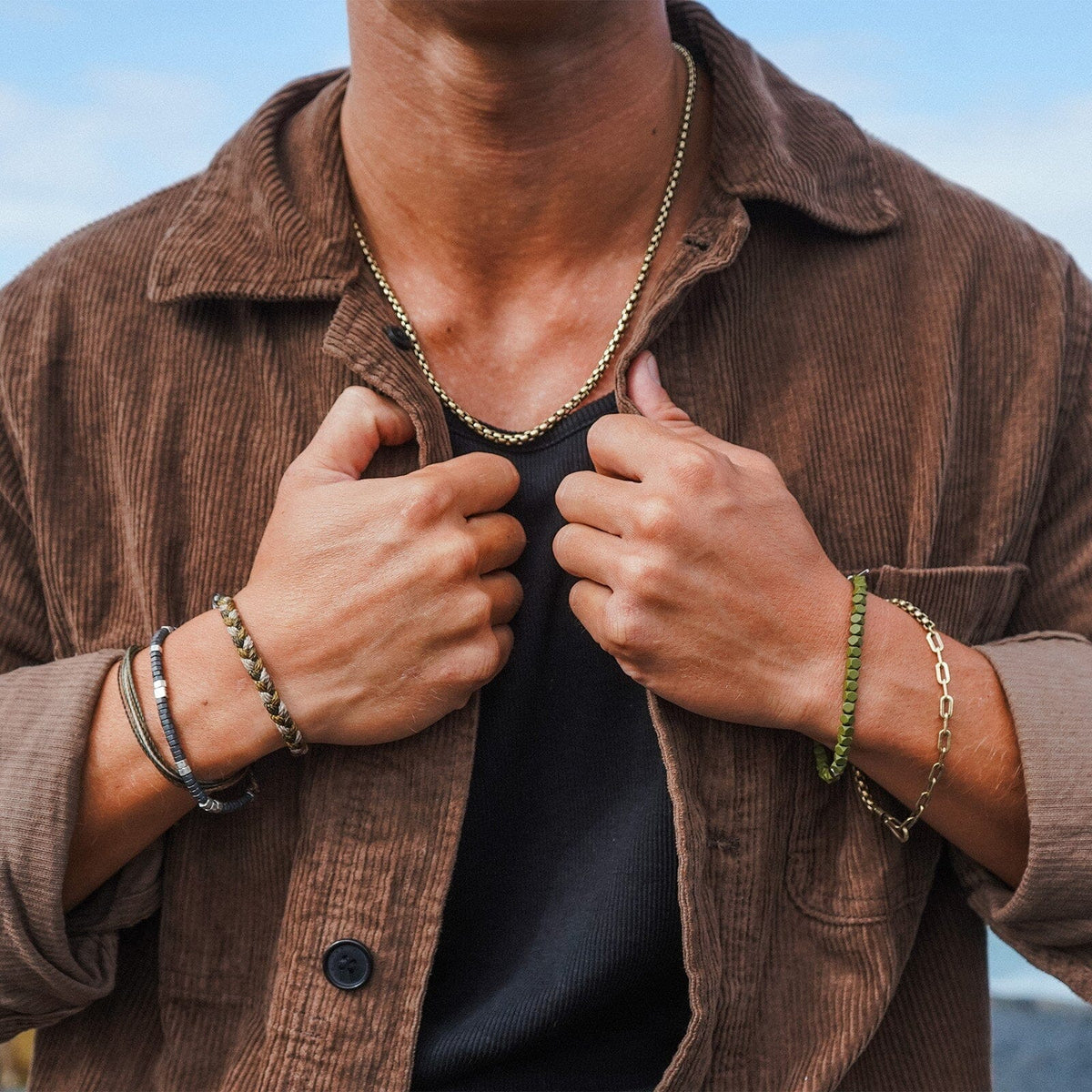 Men's Rolo Chain Necklace