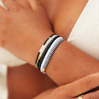 Monochrome Stretch Bracelet Set of 3