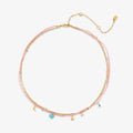 String and Chain Layered Necklace