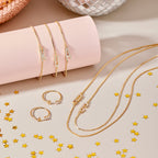 Pavé Initial Box Chain Choker