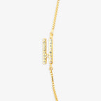 Pavé Initial Box Chain Choker