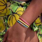 Petite Braid And Bead Bracelet
